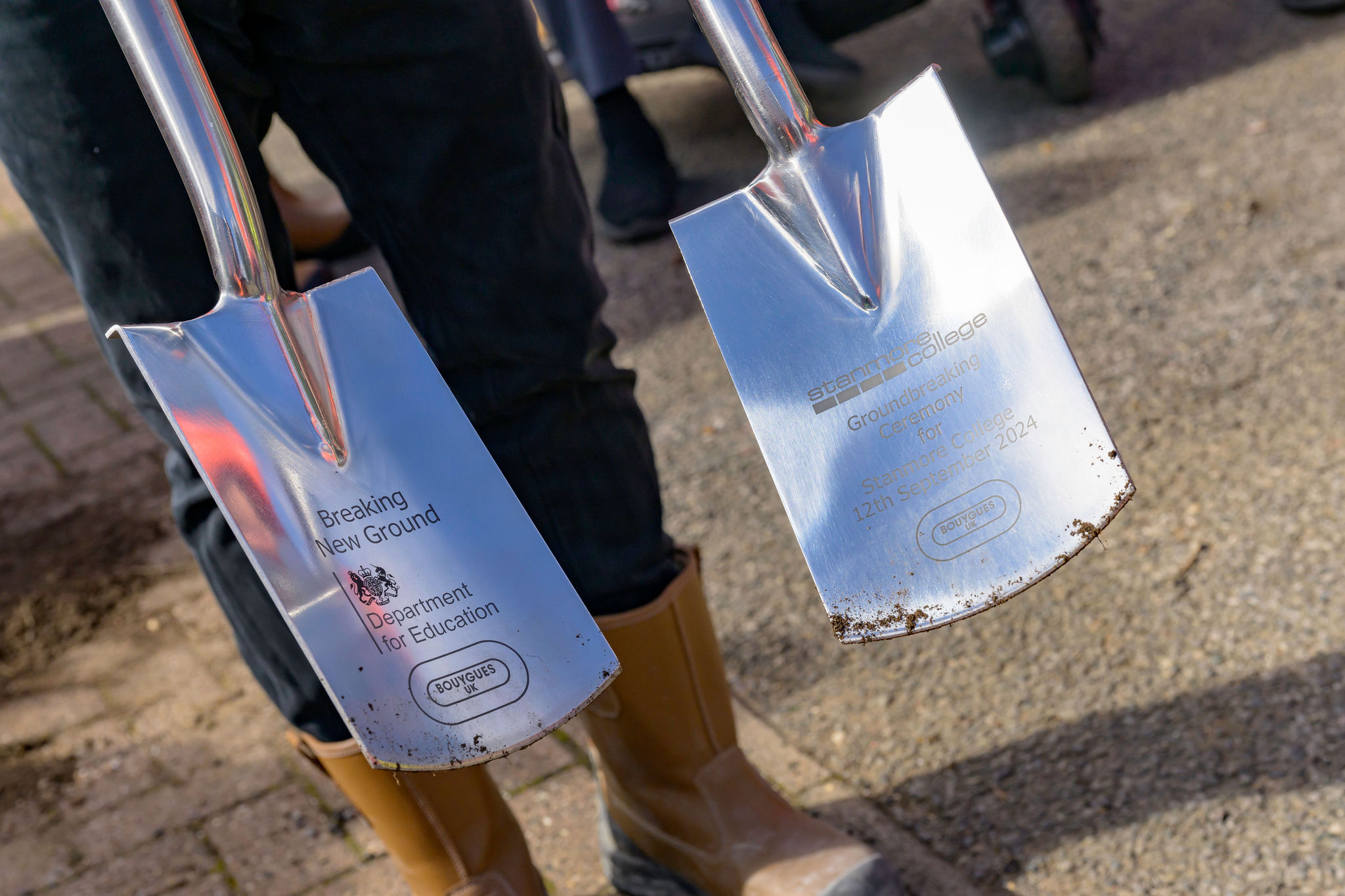 Stanmore College Shovels with DFE