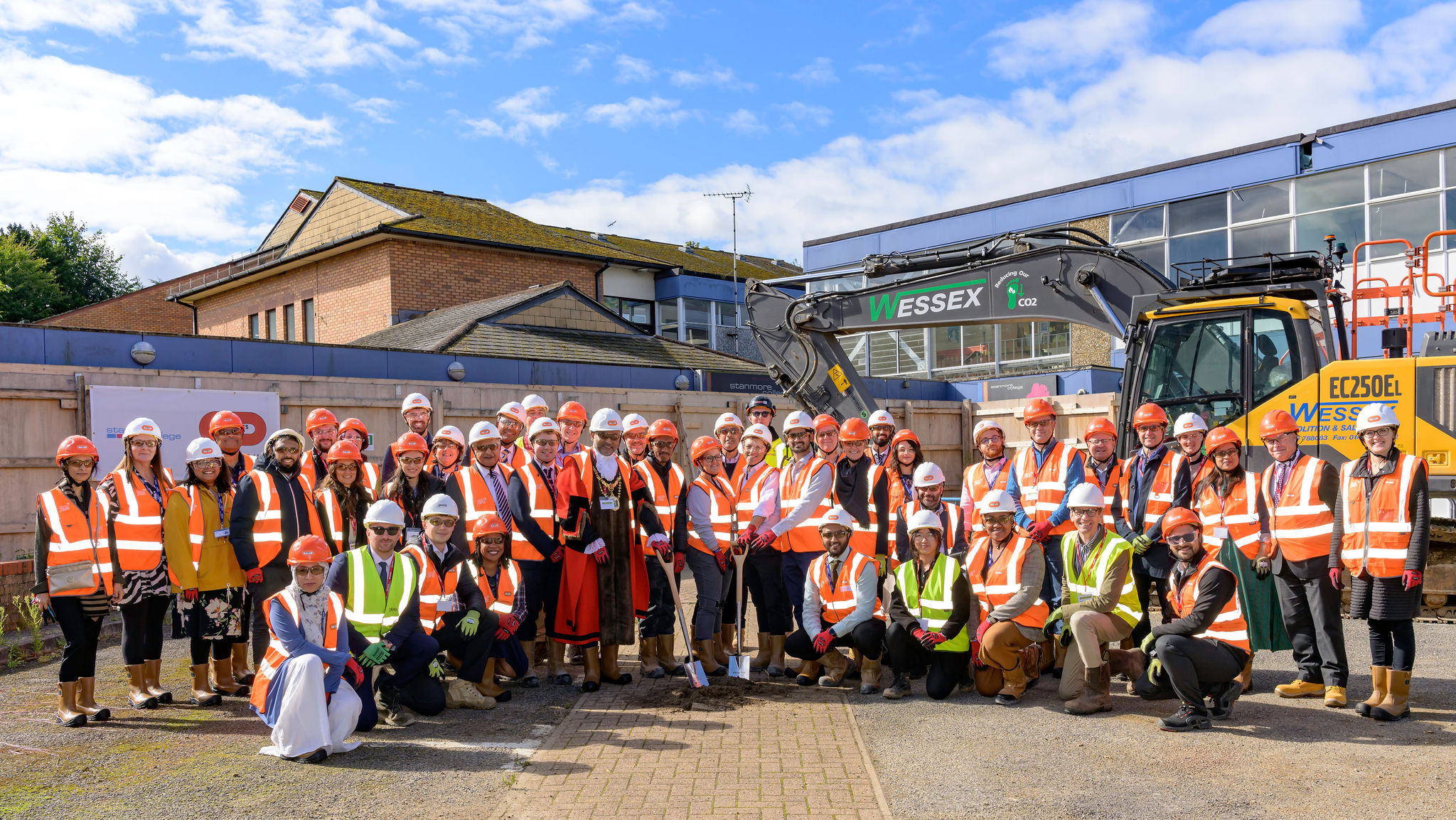 Stanmore College Groundbreaking Event Group Image