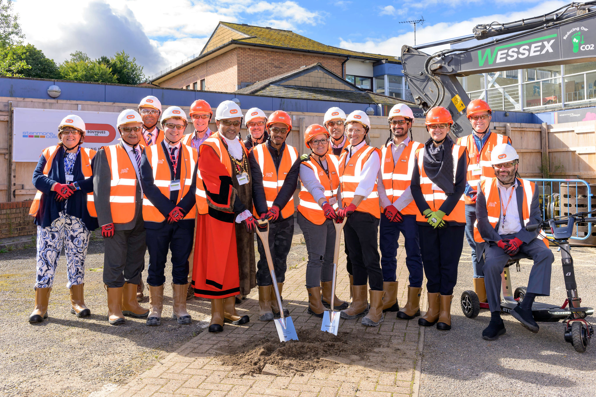 Stanmore College Groundbreaking Event Group Image