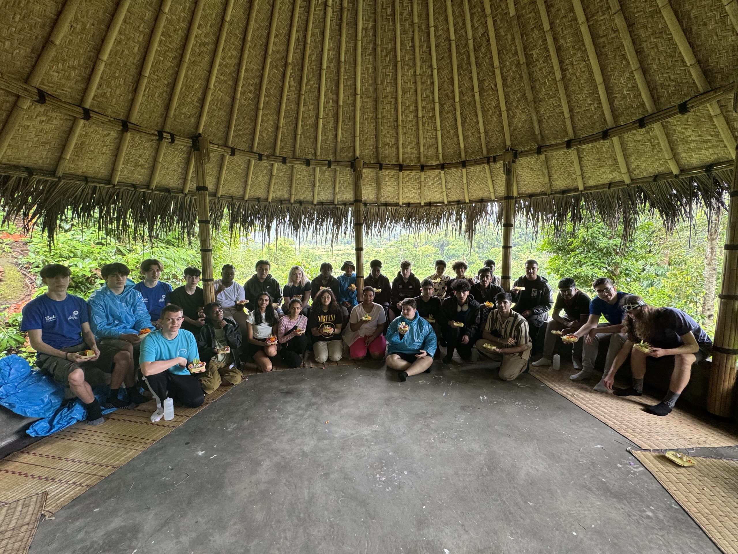 Stanmore College Visit to Bali Students gather in local village