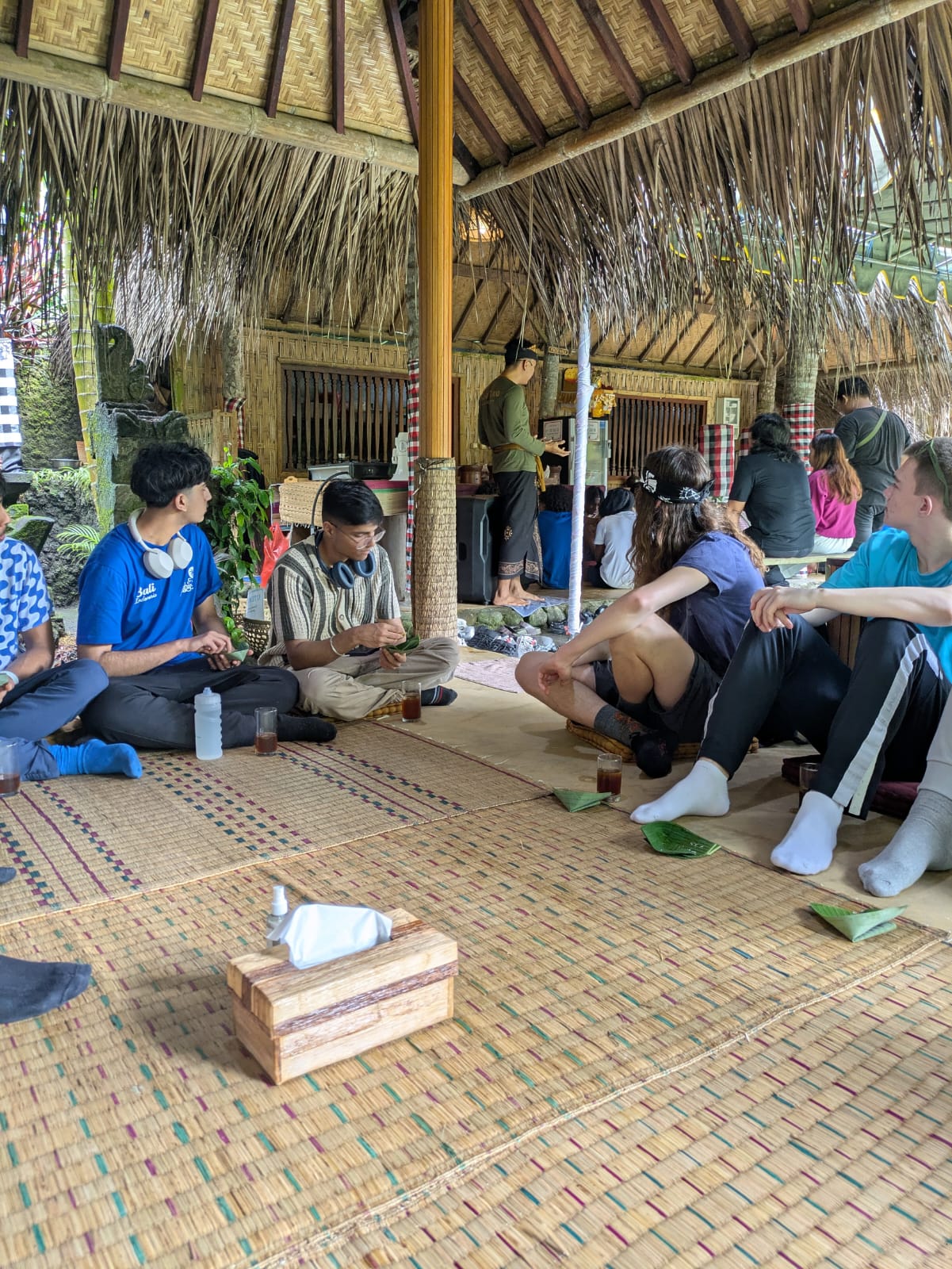 Stanmore College Visit to Bali Students gather for fire ritual