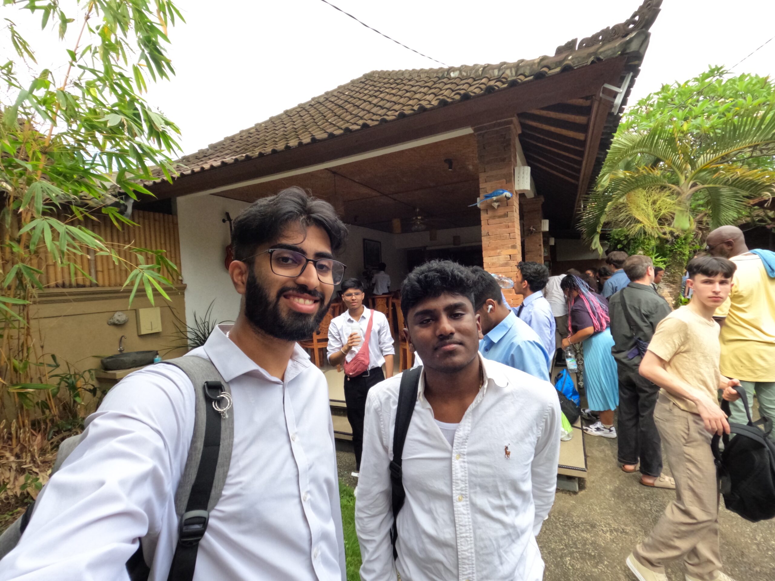 Stanmore College Visit to Bali, Staff with local Balinese people
