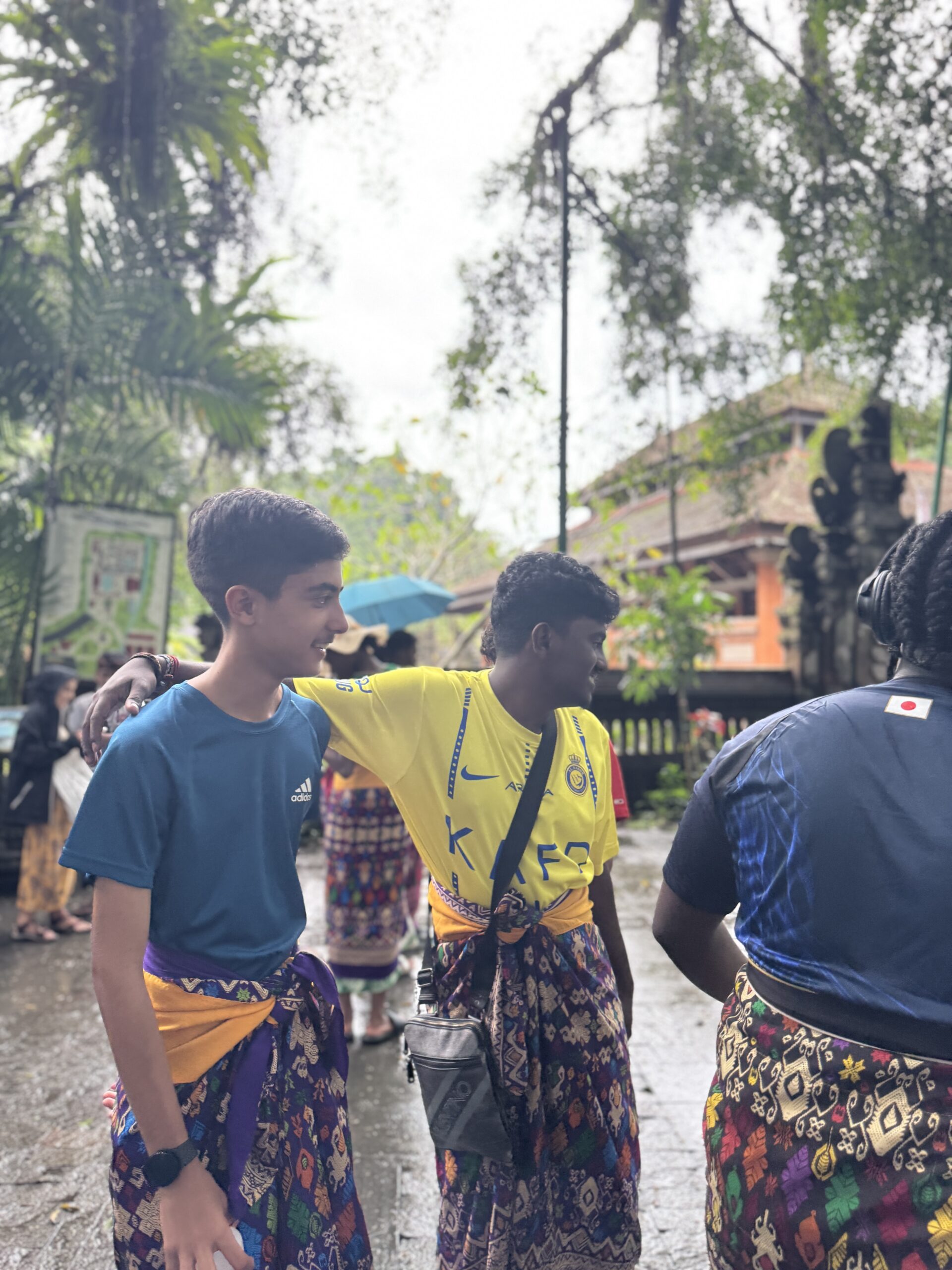 Stanmore College students laughing and enjoying in Bali