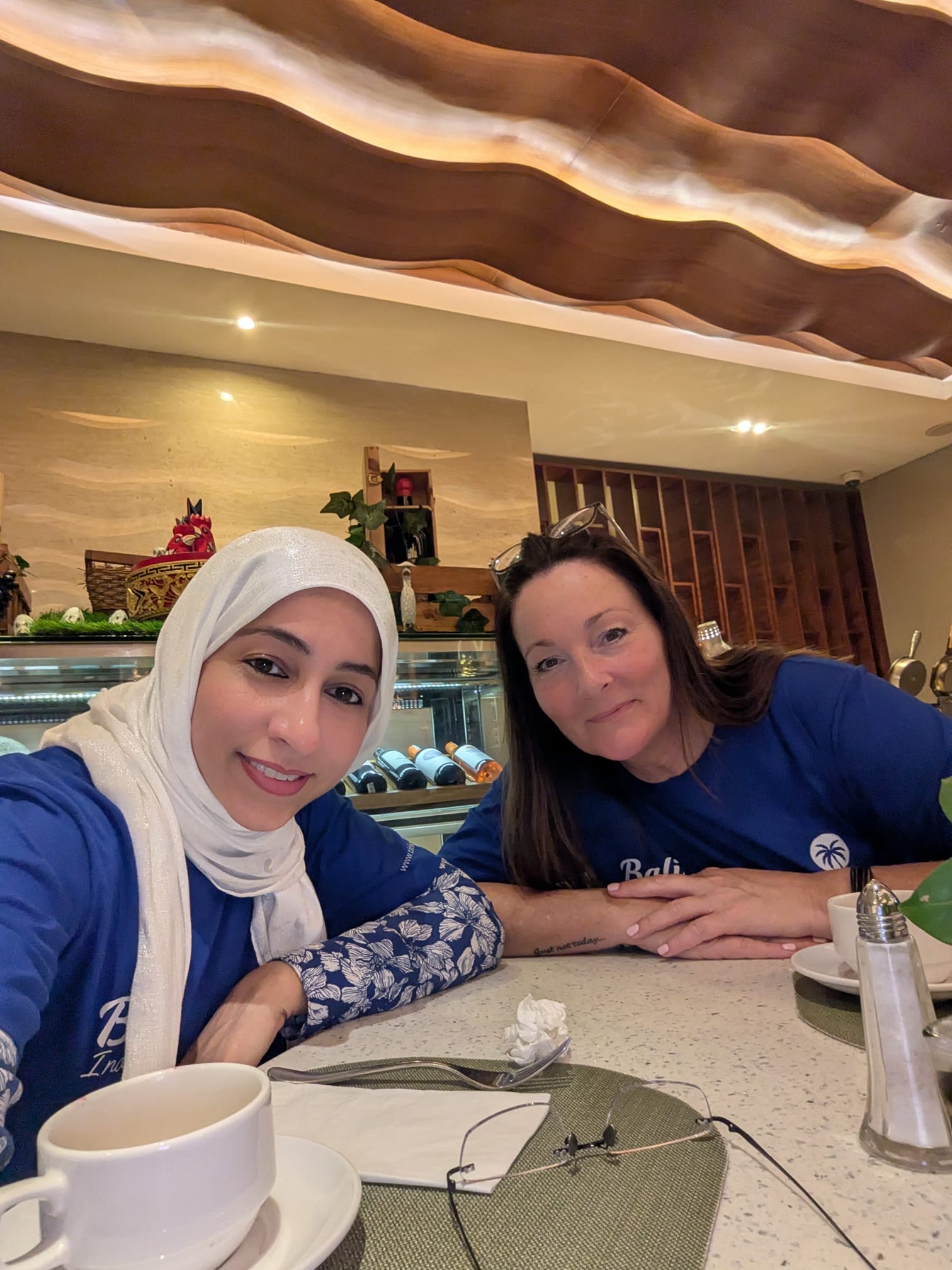 Stanmore College Visit to Bali Staff having breakfast