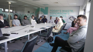 Stanmore College staff and students on visit to Powerday talk