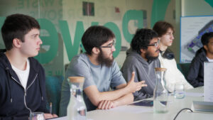 Stanmore College students on Powerday visit