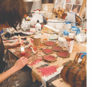 Prop room at Royal Opera House