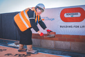 Stanmore College, Bouygues construction, new build event staff and guests.