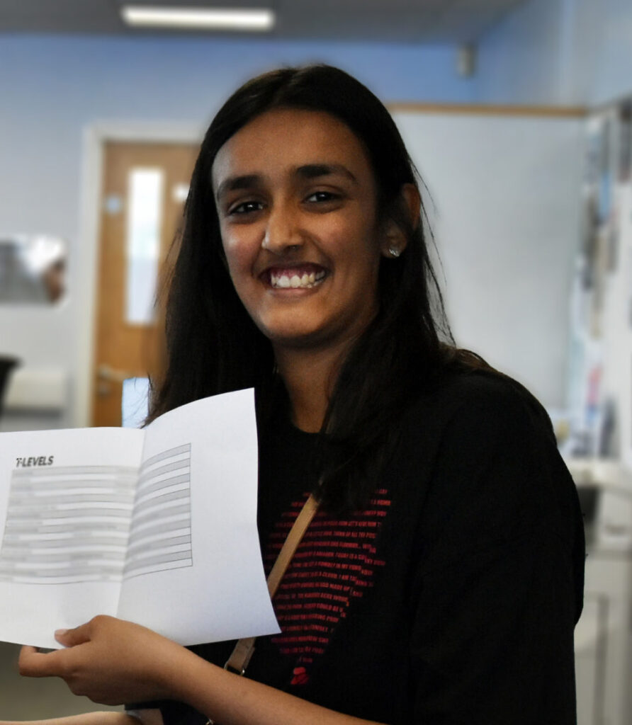 Aminah T Level student Stanmore College