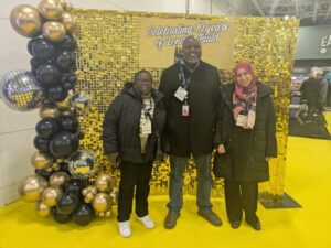 3 Stanmore College staff at London Building Expo