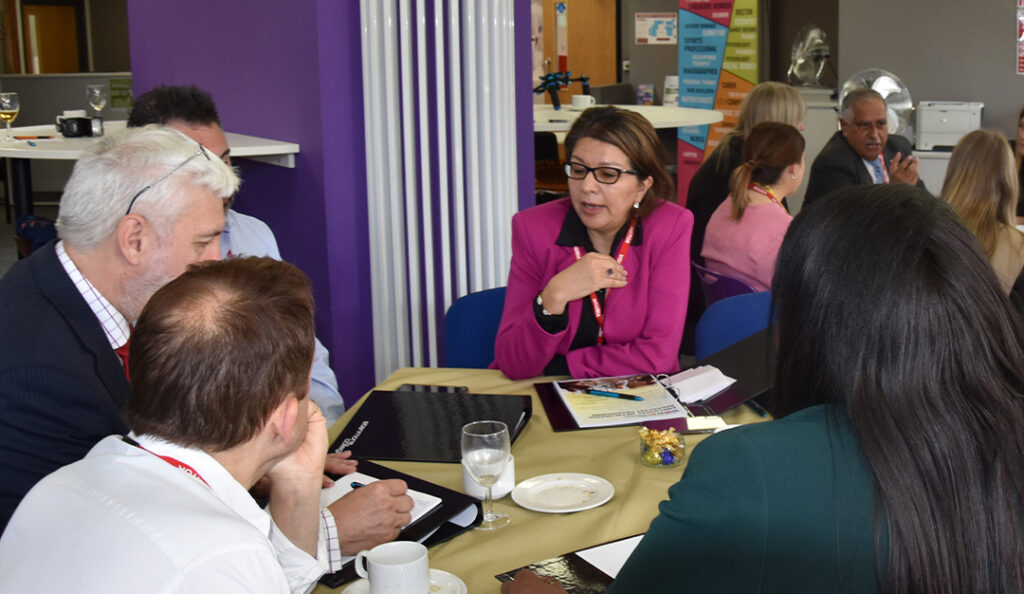 Group of people at Stanmore College Networking Event.