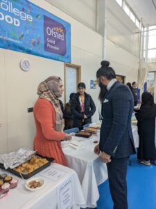 Ketan Dhattani at Stanmore College charity event.