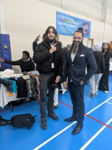 Ketan Dhattani at Stanmore College charity event.