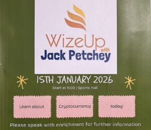 Flyer for Wize Up Jack Petchey event