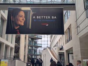 British Airways Headquarters Building poster