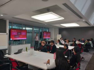 acca professional speaking to stanmore college students