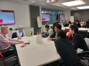 stanmore college t level students taking part in an acca taster day