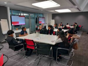 stanmore college students visiting acca in london